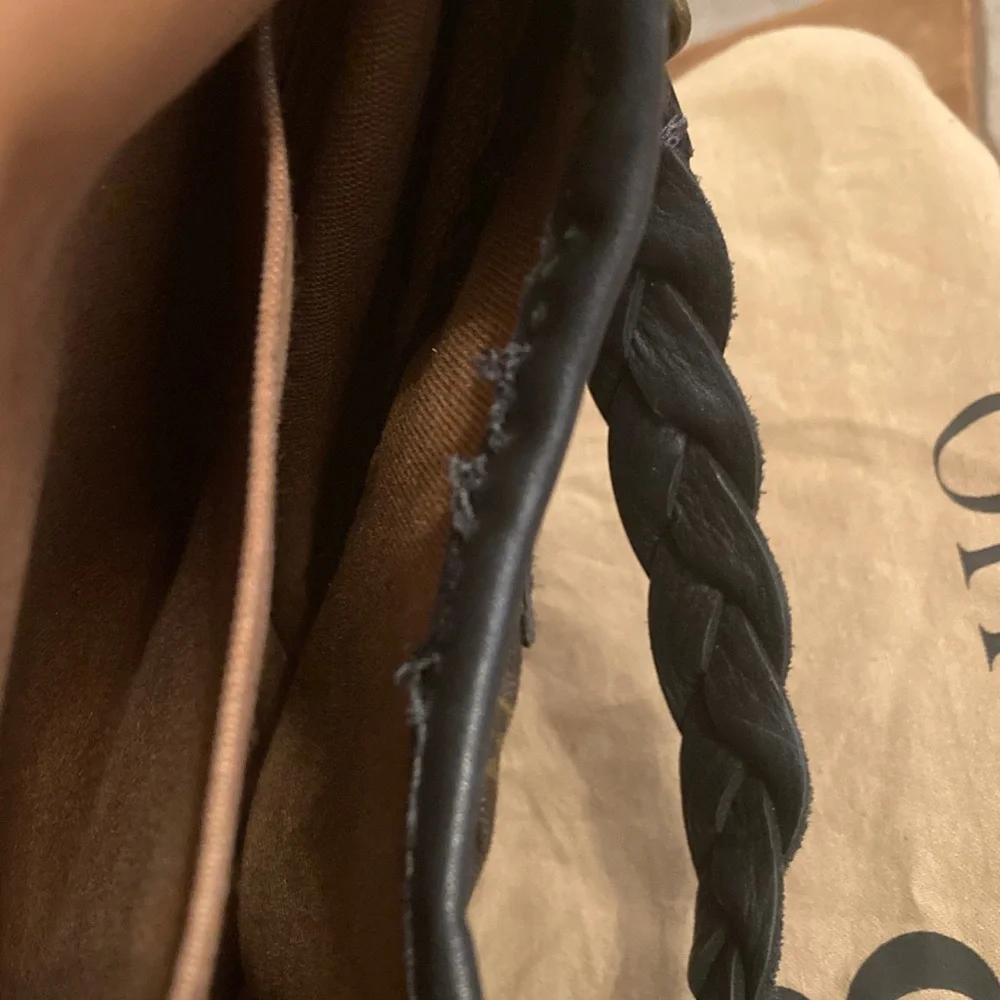 Vintage Boho Louis Vuitton Saumur 35 Saddle Bag w/Hand Braided Crossbody Strap - Picture 9 of 13